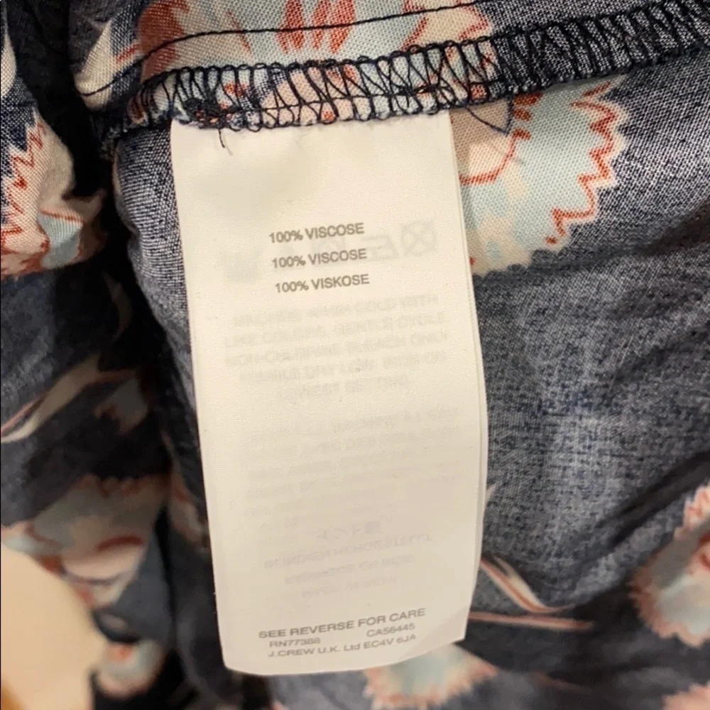 J Crew EUC ruffled faux wrap dress